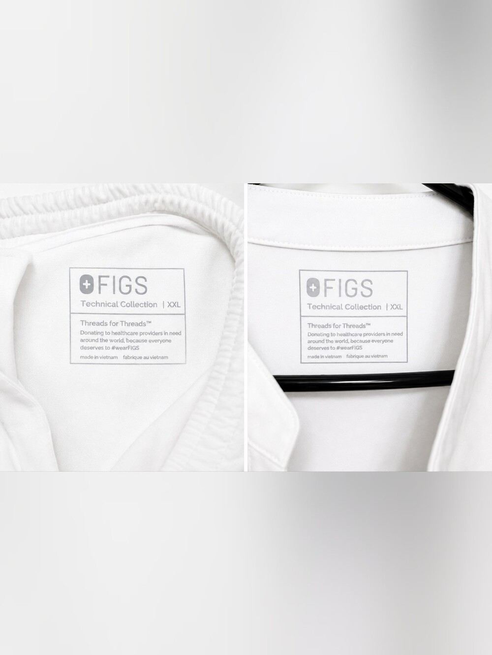 🔥 RARE FIGS XXL Limited Edition White Scrub Set — Like New! 🔥 XXL WOMENS - Picture 4 of 4